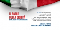 25 settembre: Il Paese della dignità è l’Italia che vogliamo essere