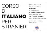 Parte l&#039;XI edizione del corso di italiano per stranieri