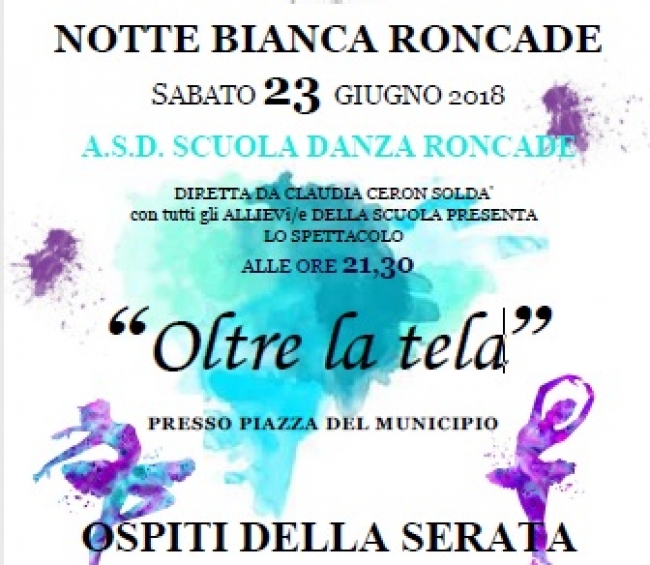 Notte bianca a Roncade con l&#039;ASD Academy scuola danza