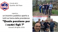 Due appuntamenti con il Circolo Acli QdP