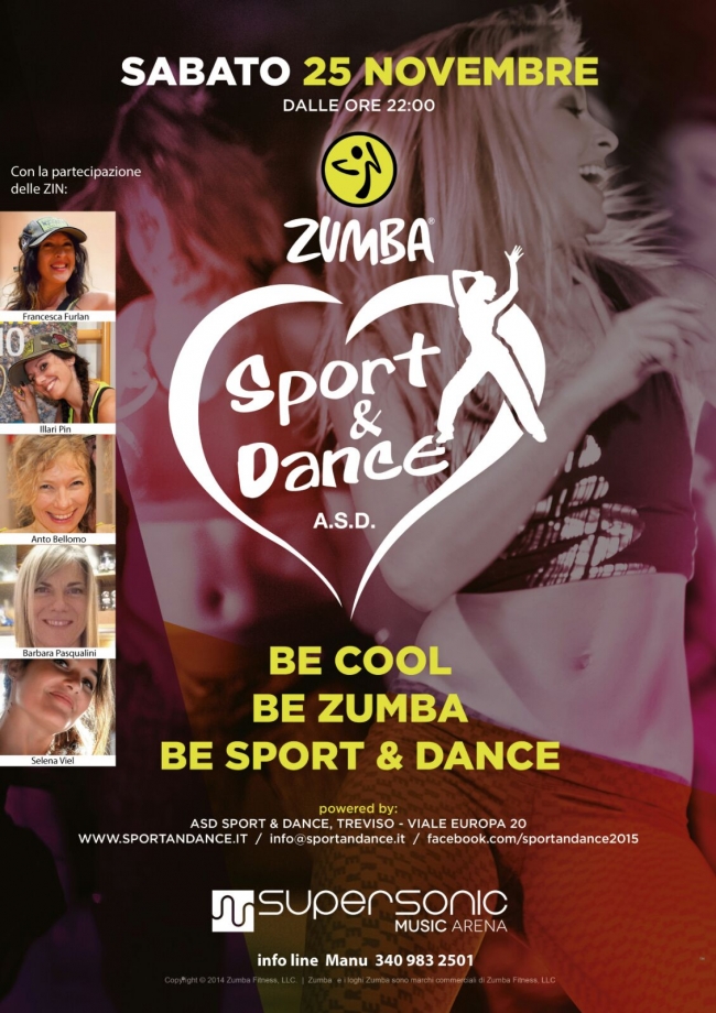 Be Cool Be Zumba, con l'Asd Sport & Dance
