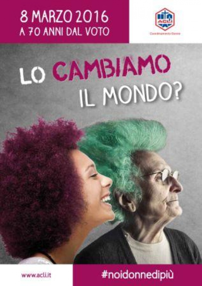 8 marzo, donne Acli: la democrazia ha bisogno dell&#039;impegno femminile