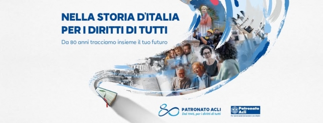 Ottanta anni di impegno e determinazione. Il Patronato Acli festeggia questo importante traguardo