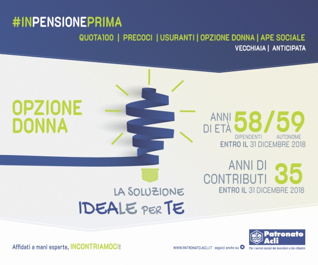 In pensione prima con Opzione Donna: proroga e nuovi requisiti