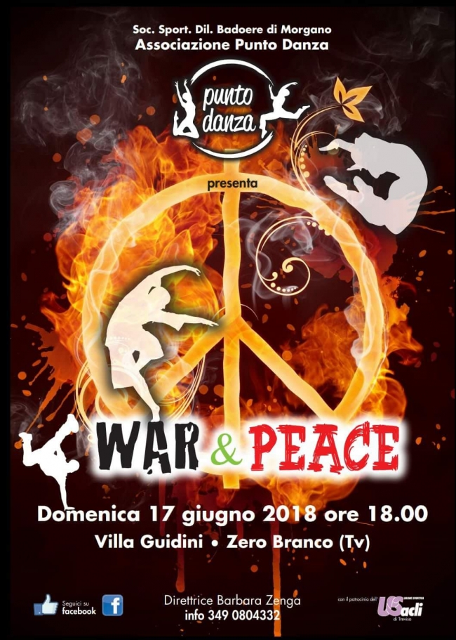 "War & Peace", il saggio dell'Asd Punto Danza
