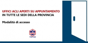 Acli aperte su appuntamento. Modalità di accesso