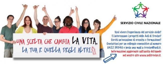 Servizio civile 2017/2018 alle Acli di Treviso