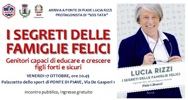 Lucia Rizzi torna a Treviso per parlare di educazione ai comportamenti, regole ed educazione