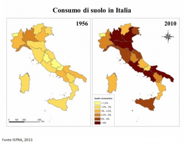 Sul consumo del suolo Veneto