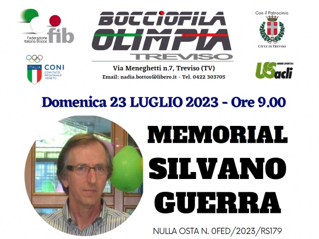 "Memorial Silvano Guerra" gara di bocce raffa