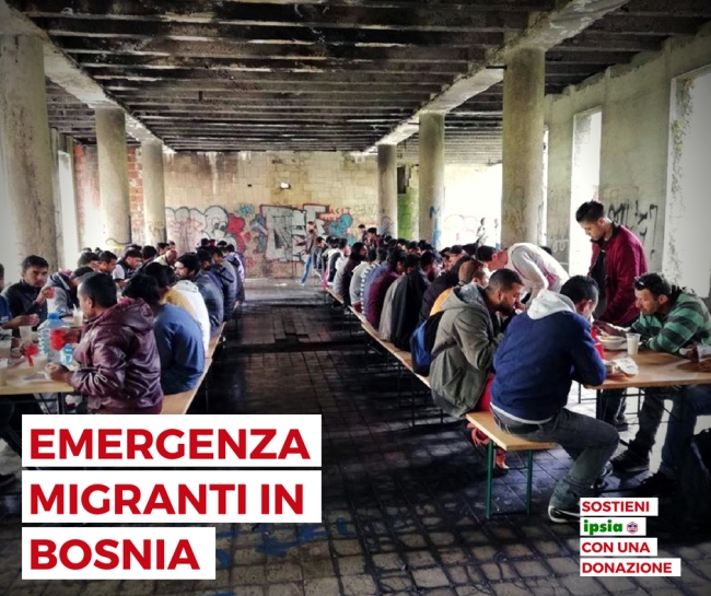 Emergenza migranti in Bosnia: Ipsia Acli raccoglie donazioni