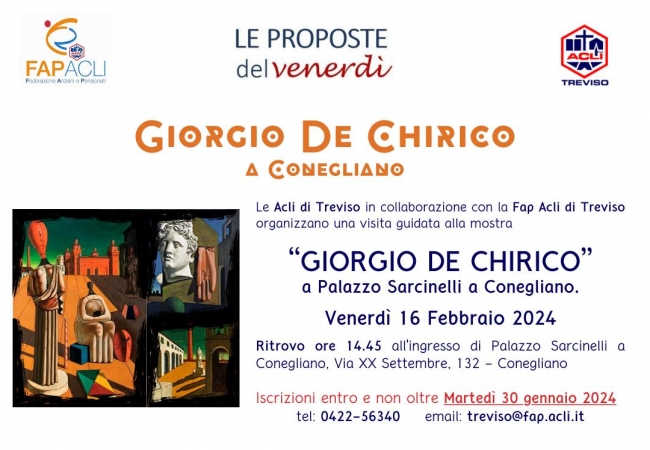 Visita guidata alla mostra di Giorgio De Chirico
