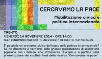 Cercavamo la pace: l&#039;esperienza nei Balcani