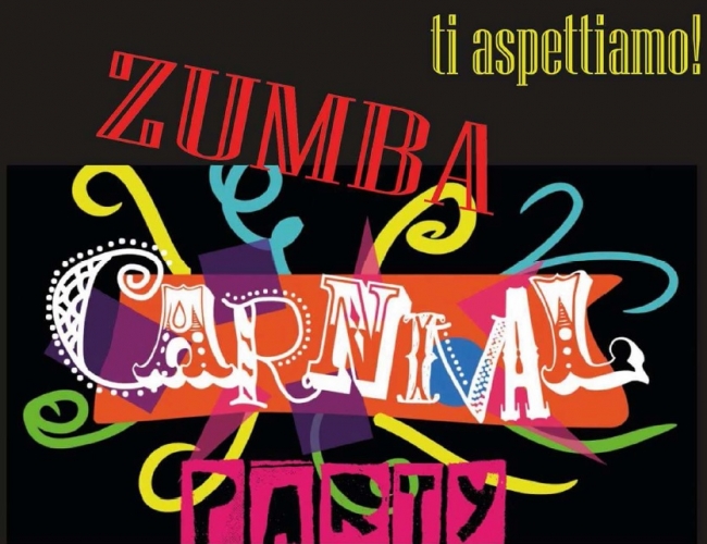 Zumba Carnival Party all&#039;Odissea Fun City il 18 febbraio