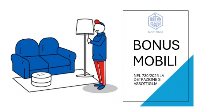 Bonus Mobili: nel 730/2025 la detrazione si assottiglia