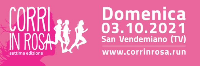 Corri in rosa a San Vendemiano il 3 ottobre