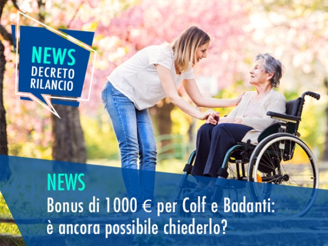 Bonus 1000 euro per colf e badanti