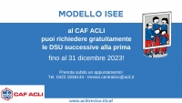 Al Caf Acli modello Isee gratuito fino al 31 dicembre 2023