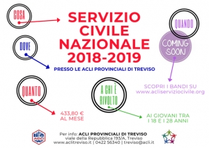 Bando Servizio civile nazionale 2018: Coming Soon!