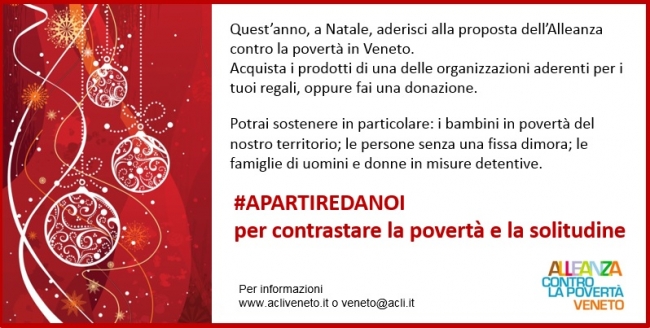 A Natale un regalo solidale. La proposta dell&#039;ACP