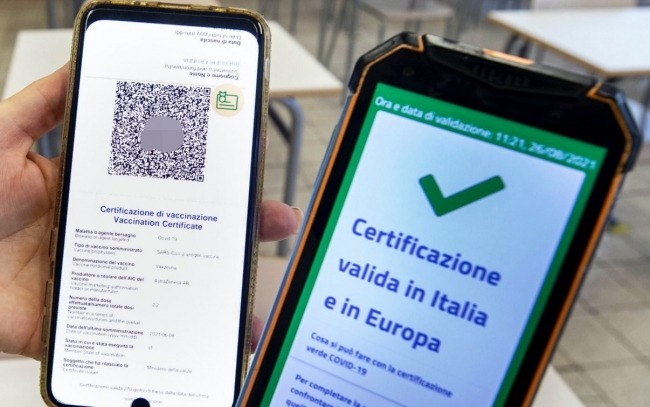 L'accesso ai nostri uffici è con green pass